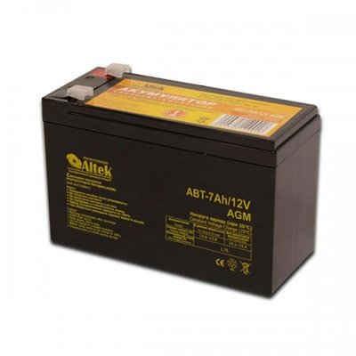 Акумуляторна батарея ALTEK 7Аh/12V AGM altek7ah фото