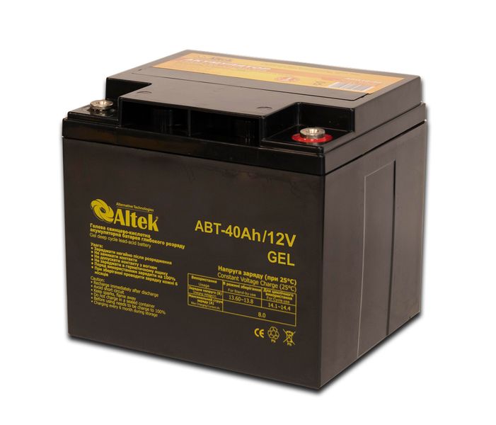 Акумуляторна батарея ALTEK ABT 40AH 12V GEL altek40ah фото