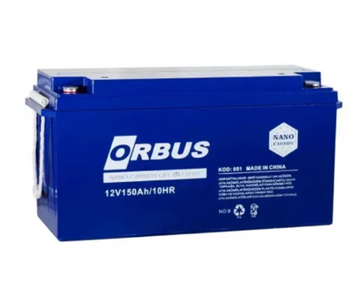 Акумуляторна батарея ORBUS CG12150 GEL 12 V 150 Ah orbus150ah фото
