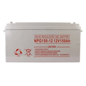 Аккумуляторная батарея NPG (150Ah, 12V, GEL) npg-150ah-12v фото