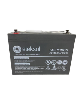 Акумулятор ELEKSOL GEL 6GFM100G-12В 100АЧ  6GFM100 фото