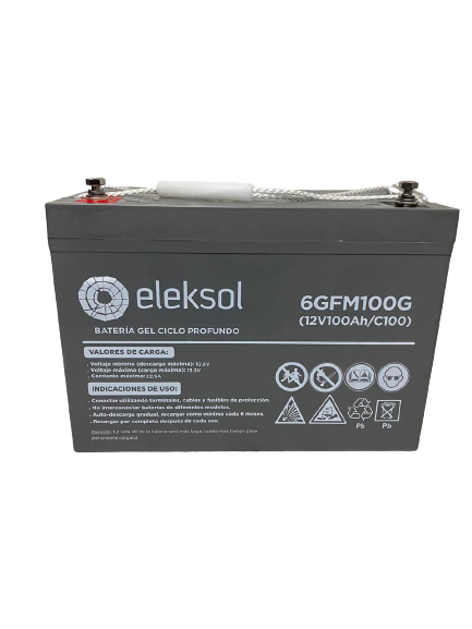 Аккумулятор ELEKSOL GEL 6GFM100G-12В 100АЧ  6GFM100 фото