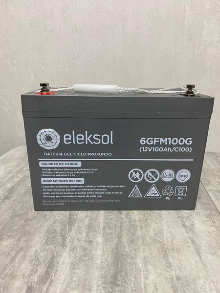 Акумулятор ELEKSOL GEL 6GFM100G-12В 100АЧ  6GFM100 фото