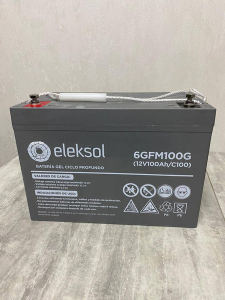 Аккумулятор ELEKSOL GEL 6GFM100G-12В 100АЧ  6GFM100 фото