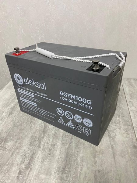 Акумулятор ELEKSOL GEL 6GFM100G-12В 100АЧ  6GFM100 фото