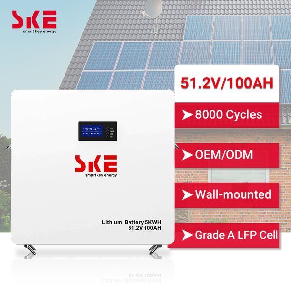 Комплект резервного живлення №209 (48в 6200Вт) : Інвертор Powmr Solar POW-HVM6.2M-48V (6.2 кВт, 48В) + АКБ SKE SK-BG5120 (5,12 кВт, 51,2 В, 100AH) + набір проводів set209 фото