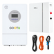 Комплект резервного питания №247 (48В 5 кВт) : Инвертор GOOTU GT-H4850M18P6P (5 кВт, 48В) + АКБ DAH Solar DHN-LVWES10-G1 (10.24 кВт&middot;ч, 51.2В, 200А&middot;ч) + набор проводов set247 фото 1