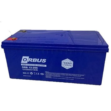 Аккумуляторная батарея ORBUS CG12200 GEL 12 V 200 Ah orbus200ah фото