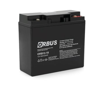 Аккумуляторная батарея ORBUS ORB1218 AGM 12V 18 Ah ORB1218  фото