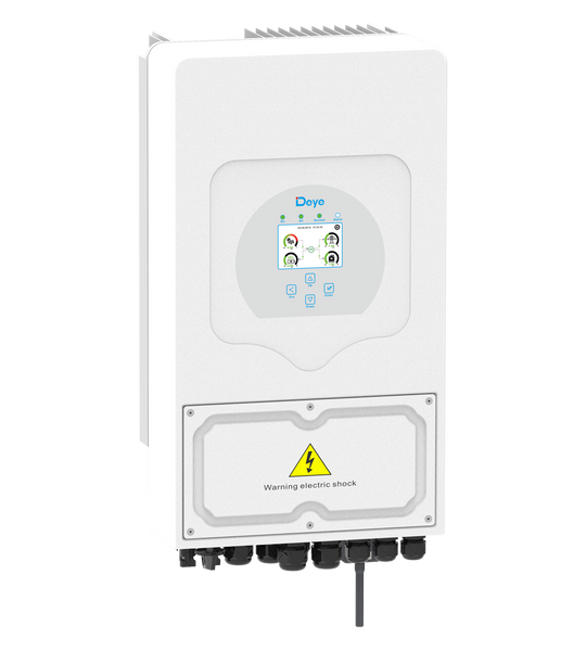 Гібридний інвертор Deye (3,6 кВт, чиста синусоїдальна хвиля, 1 фаза) SUN-3,6K-SG03LP1-EU фото